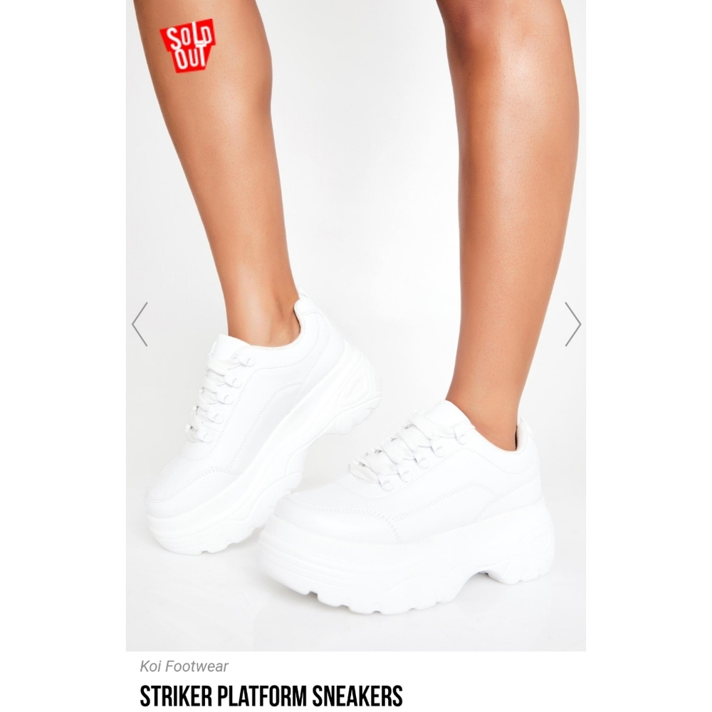 Dolls Kill Striker Platform Sneakers